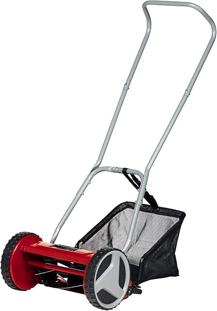 Einhell GC-HM 300 Handspindelmäher mit 30 cm Schnittbreite und Grasfangkorb