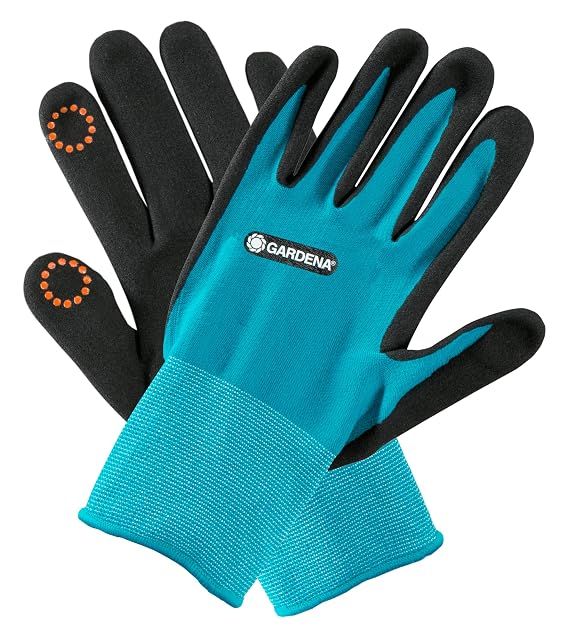 Pflanzhandschuh mit Nitrilhandfläche und Touchfingerspitzen