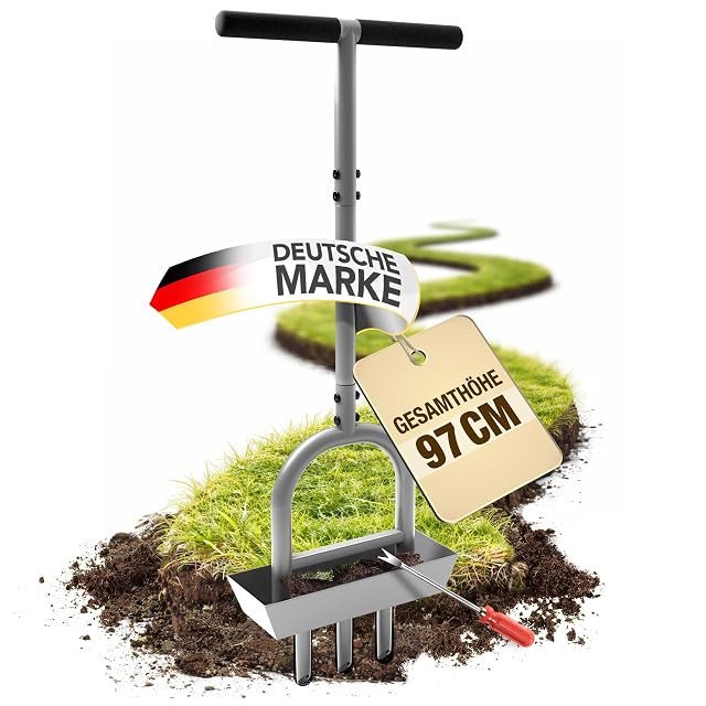 Handlüfter mit Hohlzinken, T-Griff und Fußbügel