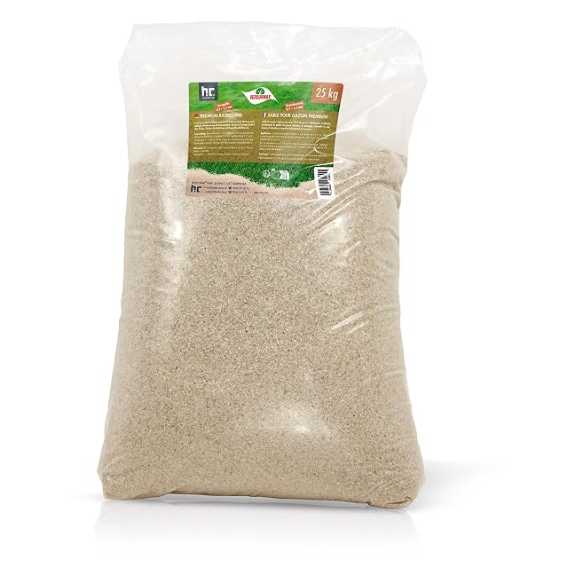 25-kg-Sack feuergetrockneter Quarz-Rasensand