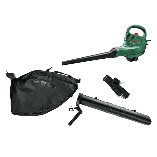 Bosch UniversalGardenTidy 3000 netzbetriebener Laubbläser und -sauger mit Schultergurt